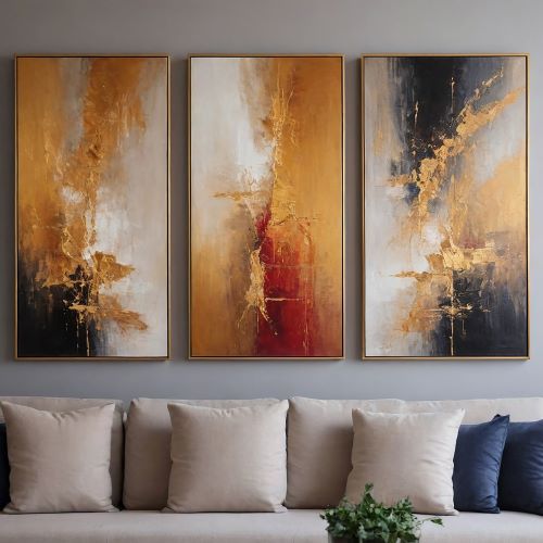 wall-with-several-paintings-it-including-one-that-says-no-one-is-it