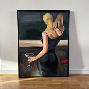 Midnight Muse- Acrylic painting